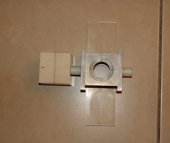 Laser alignment verification component